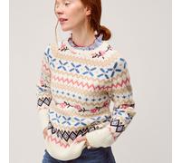 Monsoon Fee Fair Isle Jumper IVORY 2XL