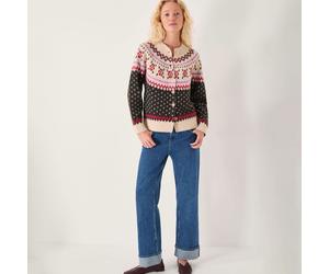 Monsoon Feliz Fairisle Cardigan MULTI 2XL