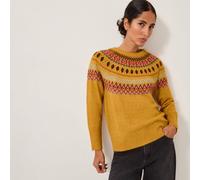Monsoon Fran Fairisle Jumper BLUE 2XL