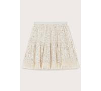 Monsoon Girl's Adele Sequin Skirt Natural in Ivory | Size: 12/13 Years