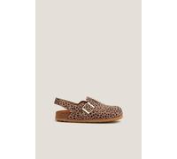 Monsoon Girl's Animal Print Mules Brown | Size: Infant 8