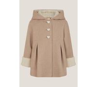Monsoon Girl's Baby Bunny Hooded Coat in Camel | Size: 12/18 m