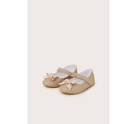 Monsoon Girl's Baby Glitter Bow Walkers Gold | Size: 18-24 m Monsoon Gold 18-24 m