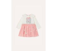Monsoon Girl's Baby Gretel House Disco Dress in Pink | Size: 3/6 m
