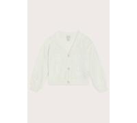 Monsoon Girl's Heart Cornelli Embroidered Cardigan Sweater Ivory | Size: 5/6 Years