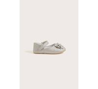 Monsoon Girl's Sparkle Bow Walker Shoes in Silver | Size: 12/24 m