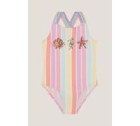 Monsoon Girl's Stripe Pastel Swimsuit Multi | Size: 12-13 Years Monsoon Multicolor 12-13 Years