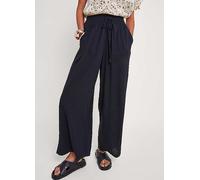Monsoon Lana Wide Leg Trousers Navy