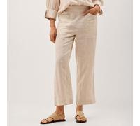 Monsoon Lucy Linen Trousers Short KHAKI 2XL