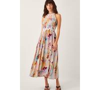Monsoon Mia Floral Embroidered Halter Midi Dress Multi Multi 16