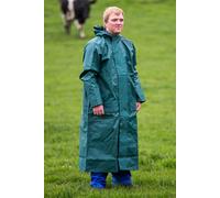 Monsoon Neoprene Dark Green Long Coat - 2XL