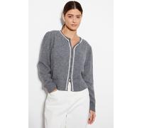 Monsoon Pia Pearl Cardigan Grey Grey XL