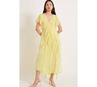 Monsoon Renata Ruffle Maxi Dress Yellow Yellow