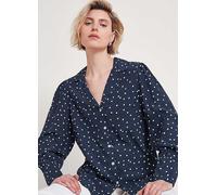 Monsoon Shiloh Spot Print Shirt Navy
