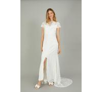 Monsoon 'sienna' Lace Bridal Maxi Dress In Ivory Ivory 24