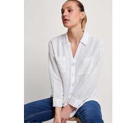 Monsoon Sofia Textured Shirt White