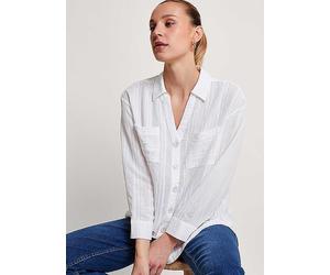 Monsoon Sofia Textured Shirt White