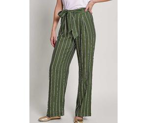 Monsoon Susan Stripe Trousers Khaki