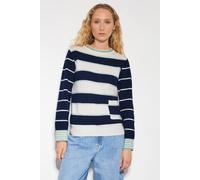 Monsoon Sutton Stripe Jumper Blue Blue