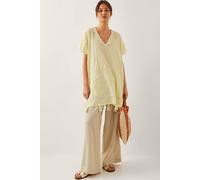 Monsoon Suzie Tassel Kaftan Cover Up Yellow Yellow