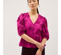 Monsoon Tammy Embroidered Top PINK 2XL