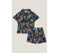 Monsoon Tropical Print Shirt & Shorts Set Multi | Size: 2/3 Years