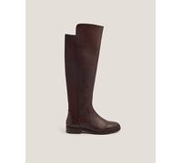 Monsoon Una Leather Knee High Boots Chocolate 42
