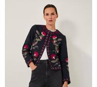 Monsoon Valerie Embroidered Jacket BLACK SIZE 12