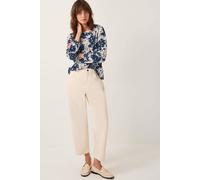 Monsoon Women's Alison Abstract Floral Jersey Top Blue | Size: Medium