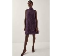 Monsoon Women's Cassidy Sleeveless Mini Dress Purple | Size: 10 Monsoon Purple 10