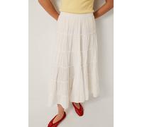 Monsoon Women's Ginny Tiered Maxi Skirt Ivory | Size: XL Monsoon Ivory XL