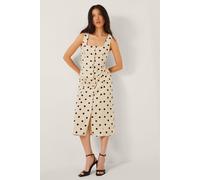 Monsoon Women's Isabel Polka Dot Midi Dress Ivory | Size: 20 Monsoon Ivory 20