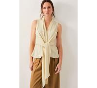 Monsoon Women's Jasmine Tie-Front Tank Top Ivory | Size: Large Monsoon Ivory L