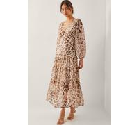 Monsoon Women's Leona Leopard Print Maxi Dress Brown | Size: 22 Monsoon Brown 22