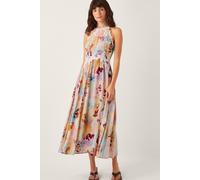 Monsoon Women's Mia Floral Embroidered Halter Midi Dress Multi | Size: 22 Monsoon Multicolor 22