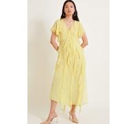 Monsoon Women's Renata Ruffle Maxi Dress Yellow | Size: 8 Monsoon Yellow 8