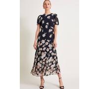 Monsoon Women's Rosa Maxi Dress in Black | Size: 8