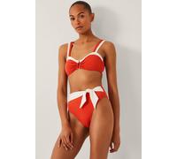 Monsoon Women's Sabrina Two Tone Bikini Top Orange | Size: 20 Monsoon Orange 20