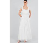 Monsoon Women's Simone Bridal Maxi Dress Ivory | Size: 6