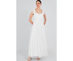 Monsoon Women's Simone Bridal Maxi Dress Ivory | Size: 6