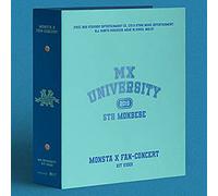 MONSTA X 2021 FAN-CONCERT MX UNIVERSITY KIT VIDEO. 1 Kit Video+1 Badge+1 Post Card Set(1set 6ea)+42p Brochure+1 Envelope +1 Unit Photo Set(1set 3ea)+1 Polaroid Photo Set(1set 6ea)+1 F.Poster(On pack)