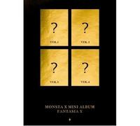 Monsta X 'Fantasia X' 8th Mini Album Random Version CD+108p PhotoBook+1p Card+1p Sticker+Message PhotoCard SET+Tracking Kpop Sealed