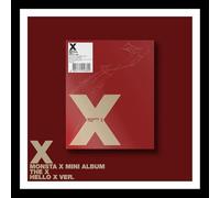 MONSTA X - (HELLO X Ver.) MONSTA X [THE X] 13th Mini Album / CD-R+Book+Lyric+Book Mark+Photo+2 Card+POB+GIFT