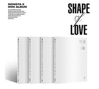 MONSTA X SHAPE OF LOVE 11th Mini Album ( LOVE Ver. ) ( In D+PRE-ORDER ITEM+Photo Book+Card+STORE GIFT CARD ) SEALED