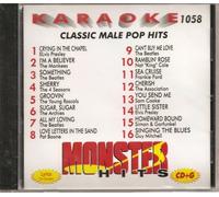 Monster #1058 Karaoke CDG MALE CLASSIC POP & OLDIES