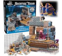 Monster Adventure Terrain - New! Dungeon Builder Set (159pc) - 3D Interchangeable Dungeon System w 19 New Tiles - Build Modular Worlds in a Snap & Elevate Your Campaign - Compatible with DND
