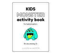 Monster Alphabet Activity Book: 100+ Tracing, Coloring & Maze Worksheets for Preschoolers (8.5″×11″): Build Letter Recognition & Fine-Motor Skills | Printable Workbook for Ages 3-6