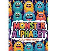 Monster Alphabet Coloring Book (Alphabet Kids Coloring Books)