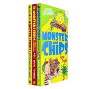 Monster and Chips Collection 3 Books Set By David O'Connell. (Monster and Chips Food Fright, Monster and Chips Night of the Living Bread and Monster and Chips)