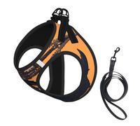 Monster Assemblage Dog Harness - Equipped with Reflective Straps and Quick Release Buckles - Suitable for Small Cats and Dogs